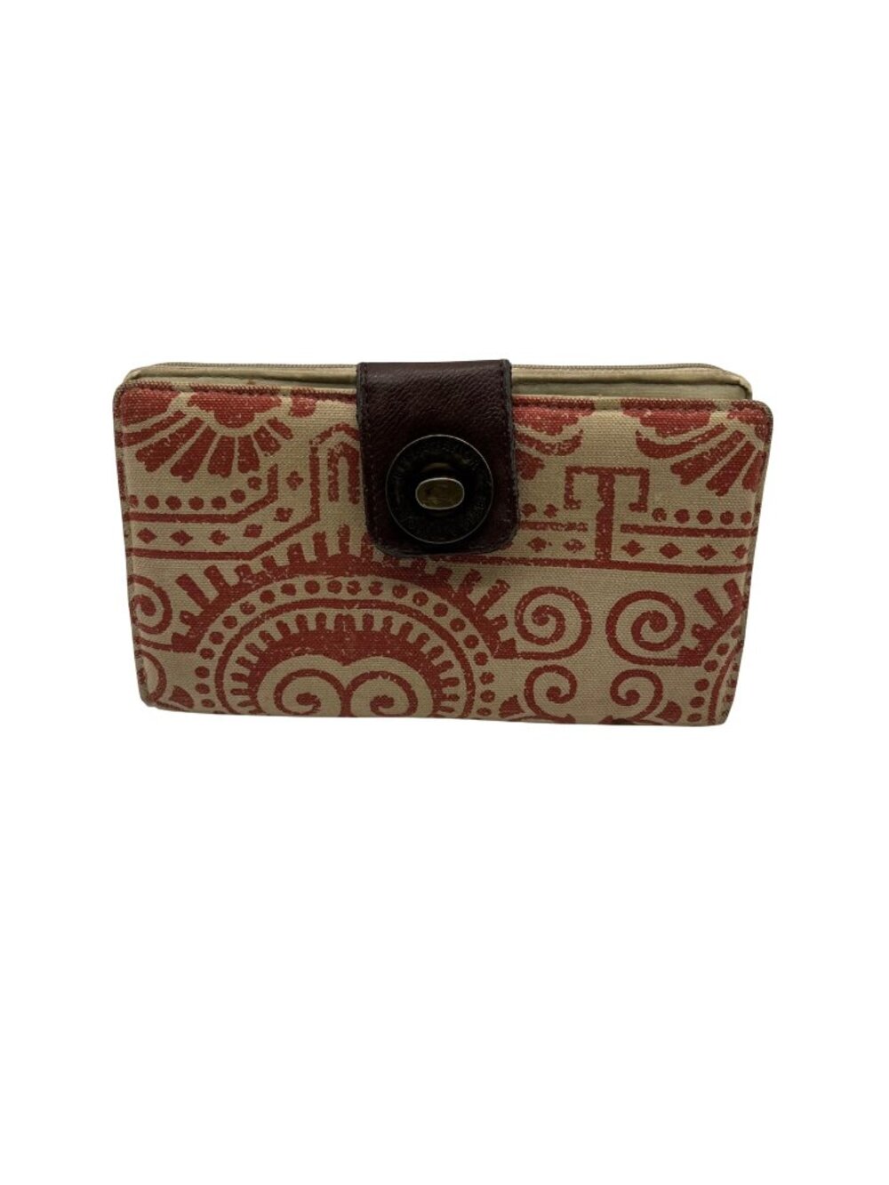 Bella Taylor Red And Beige Wallet